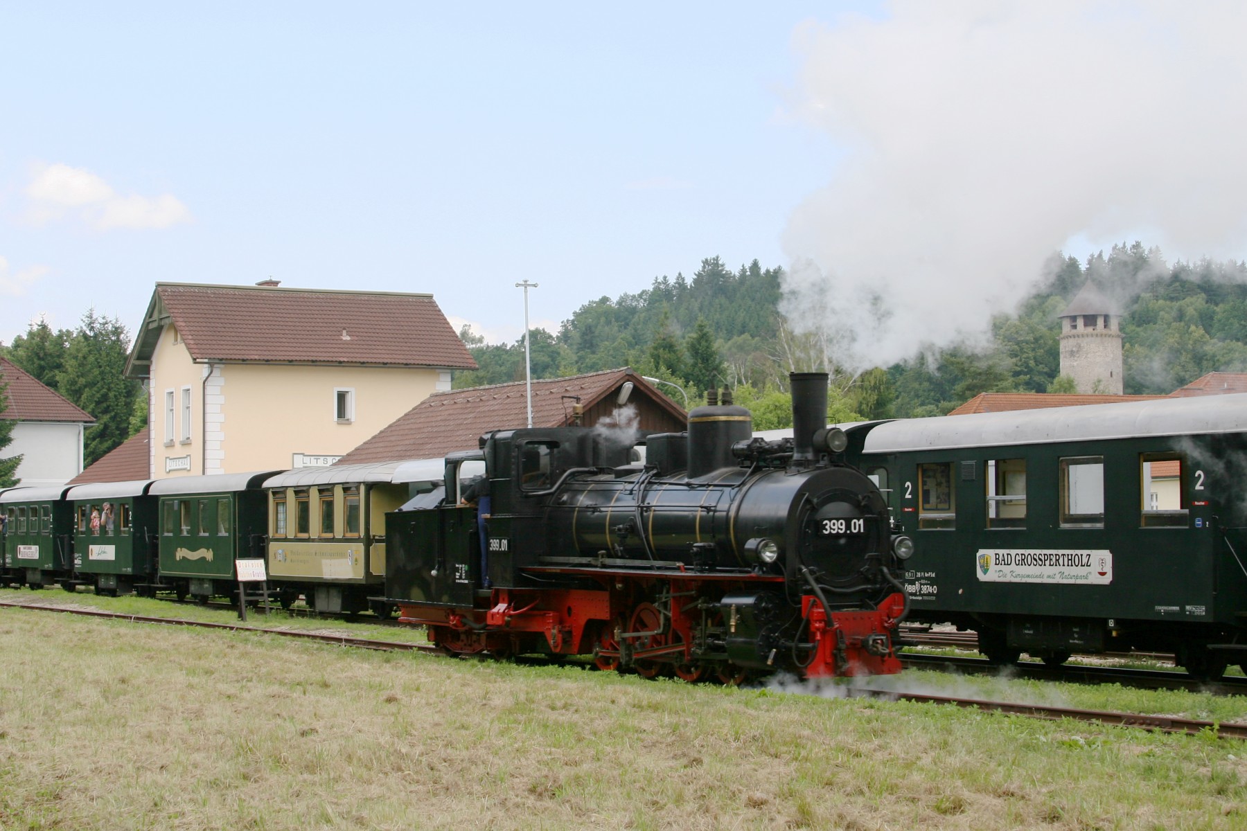 Dampfzug Litschau (c) CC3.0 BY Herbert Ortner